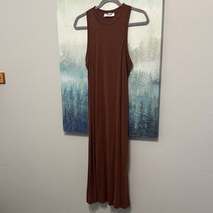 Double Zero Chocolate Maxi Dress